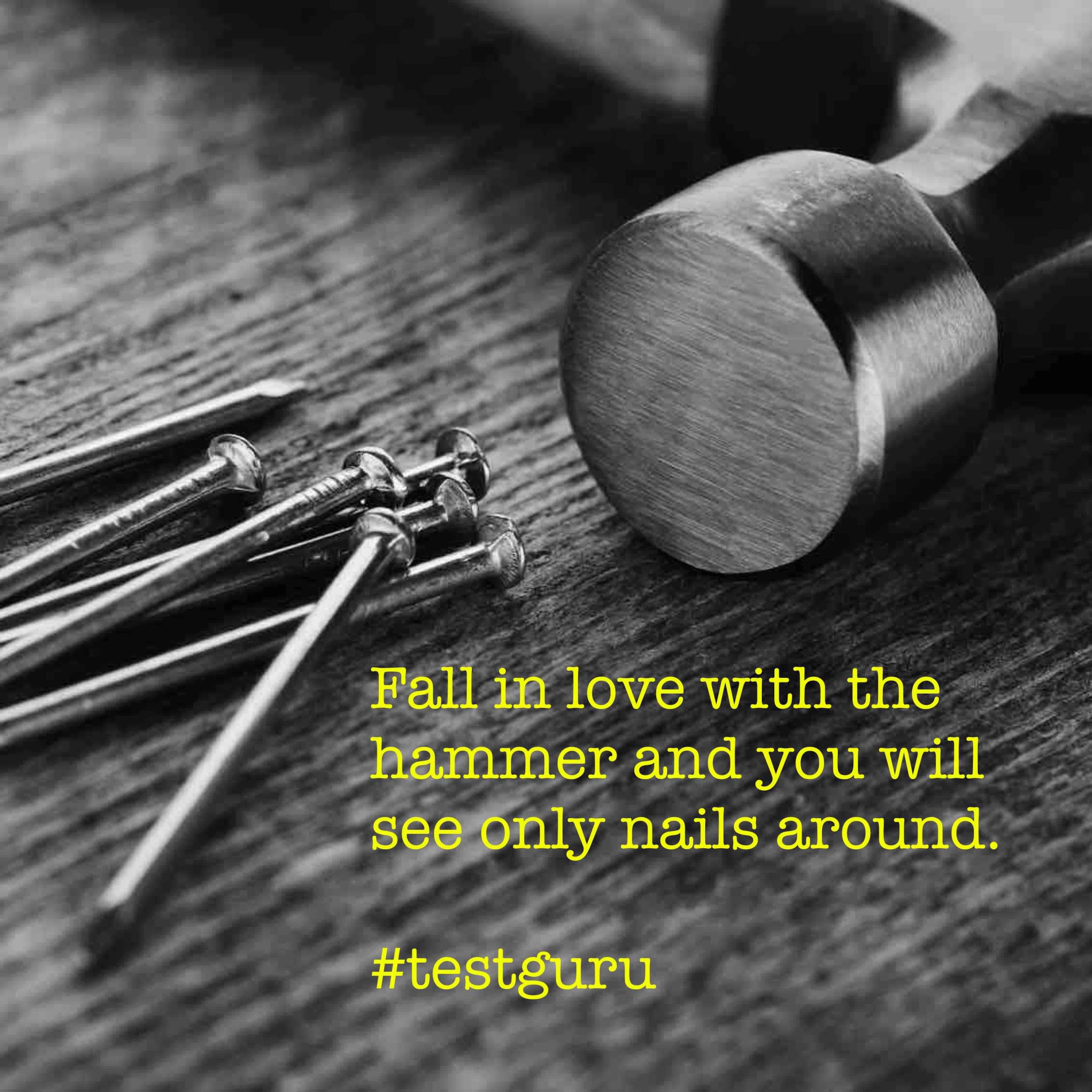 Entä jos rakastut vasaraan?